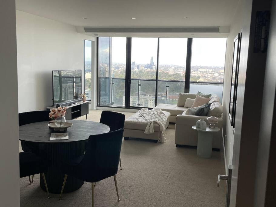 מלבורן Lux 3 Bedroom Apartment In Southbank מראה חיצוני תמונה