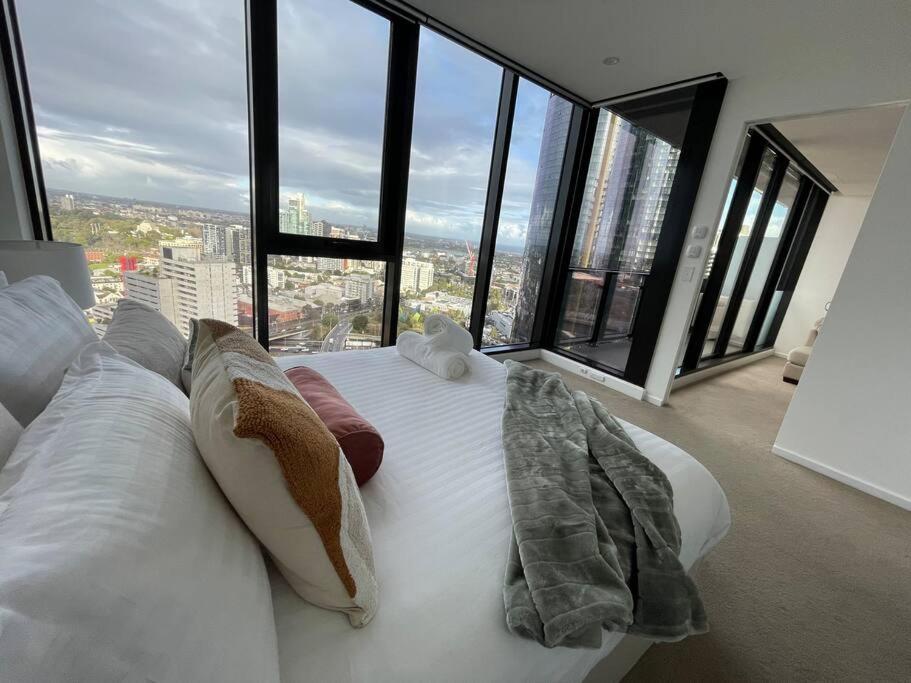 מלבורן Lux 3 Bedroom Apartment In Southbank מראה חיצוני תמונה