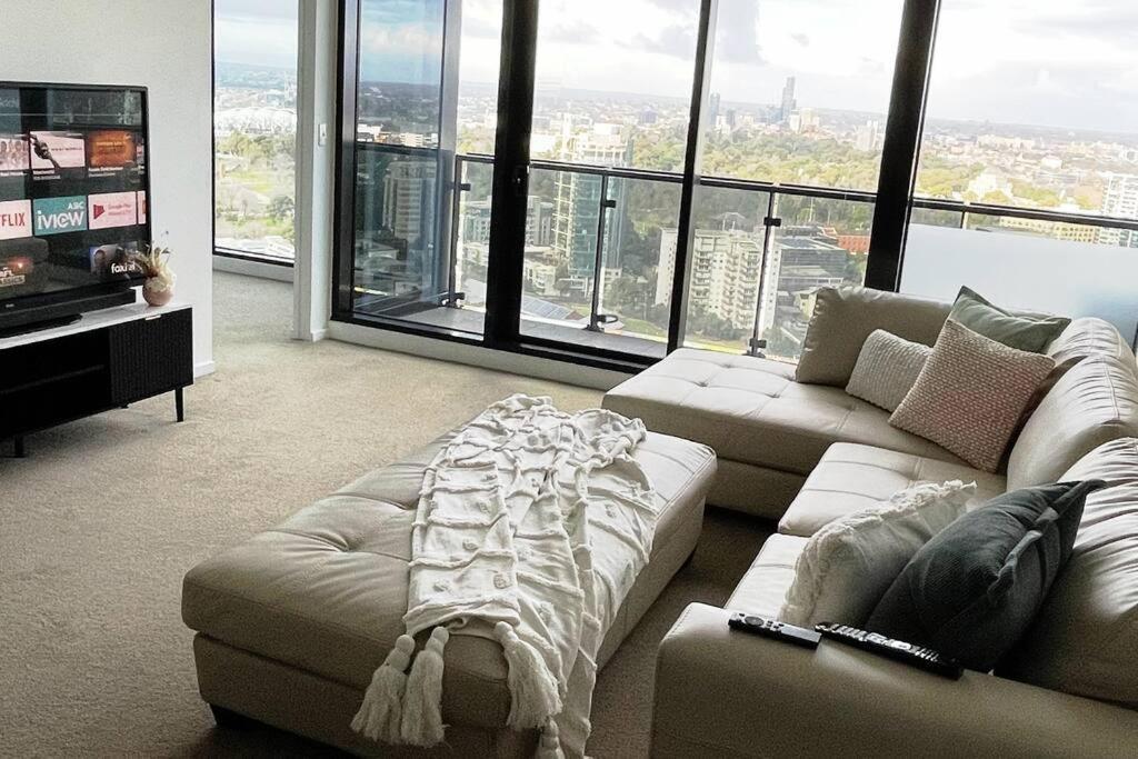 מלבורן Lux 3 Bedroom Apartment In Southbank מראה חיצוני תמונה