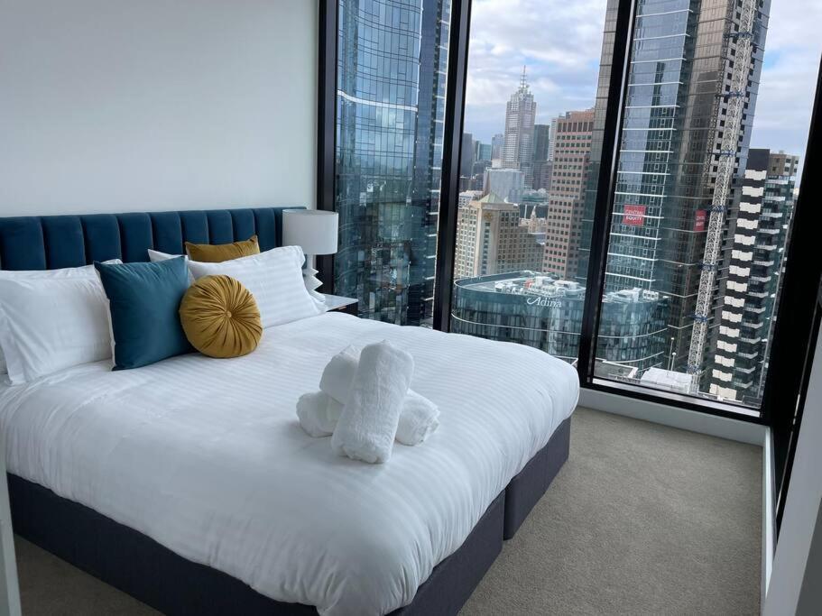 מלבורן Lux 3 Bedroom Apartment In Southbank מראה חיצוני תמונה
